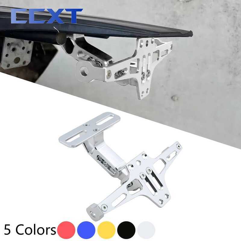 รถจักรยานยนต์ CNC Lnse ผู้ถือ Universal จํานวนแผ่น MT07 MT09 MT10 สําหรับ DUCATI 888 849 851 749 898