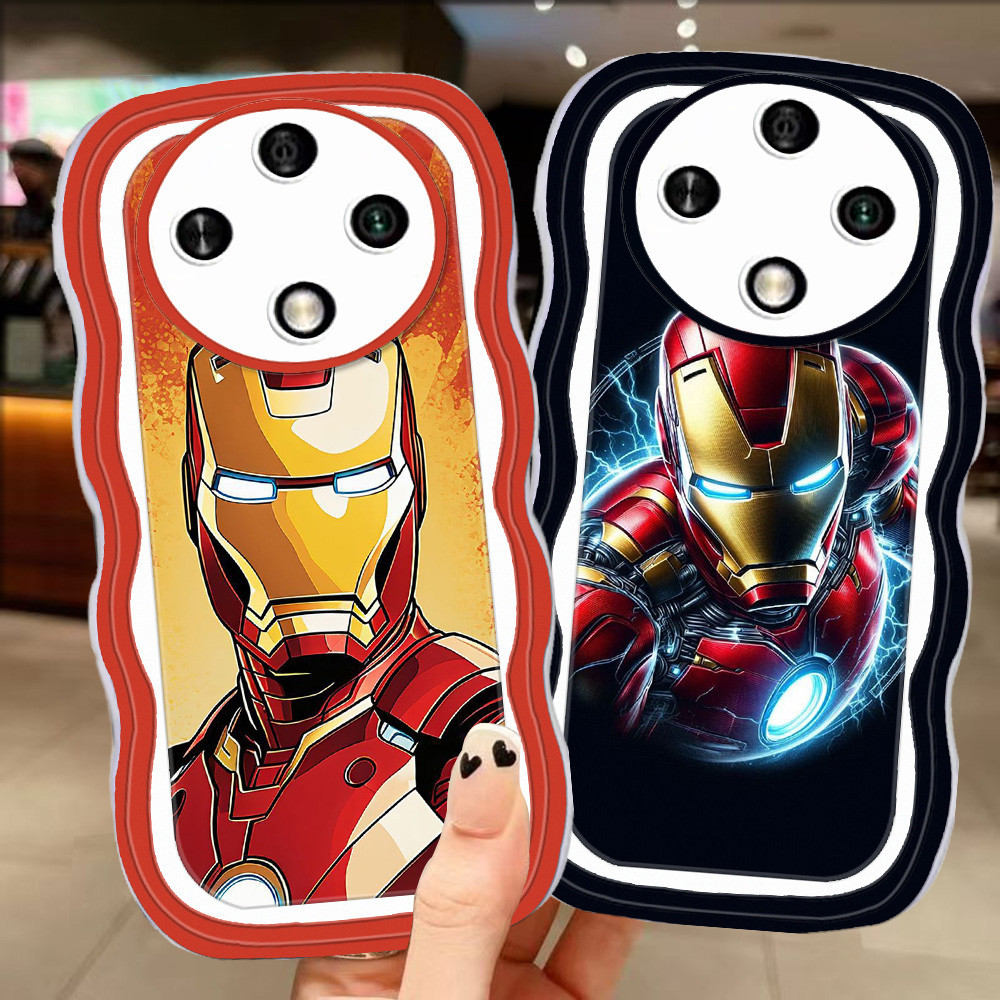 A-80 Iron Man TPU Casing สําหรับ VIVO IQOO Z7X Z10 13 Y300 Pro Plus 5Gเคสใส
