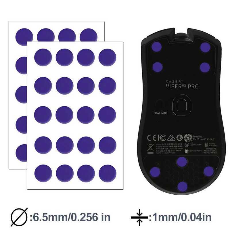 X-Raypad Obsidian Air DIY Mouse Skates Universal Dots -Less No
