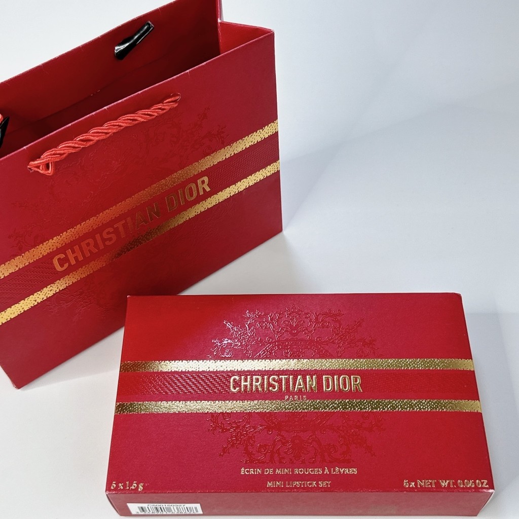 แฟชั่นขายตรง [Shopee Special Selection ]/50 สามารถจับคู่กับถุงของขวัญ+Card+ป้ายจีน,✔Blue Gold ลิปสติ