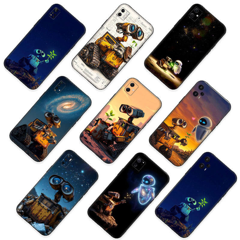 หุ่นยนต์การ์ตูน WALL-E ^W5 สําหรับ Xiaomi POCO X6 Pro12X Mi 8 Lite F7 X7 ความเข้ากันได้ TPU เคสโทรศั