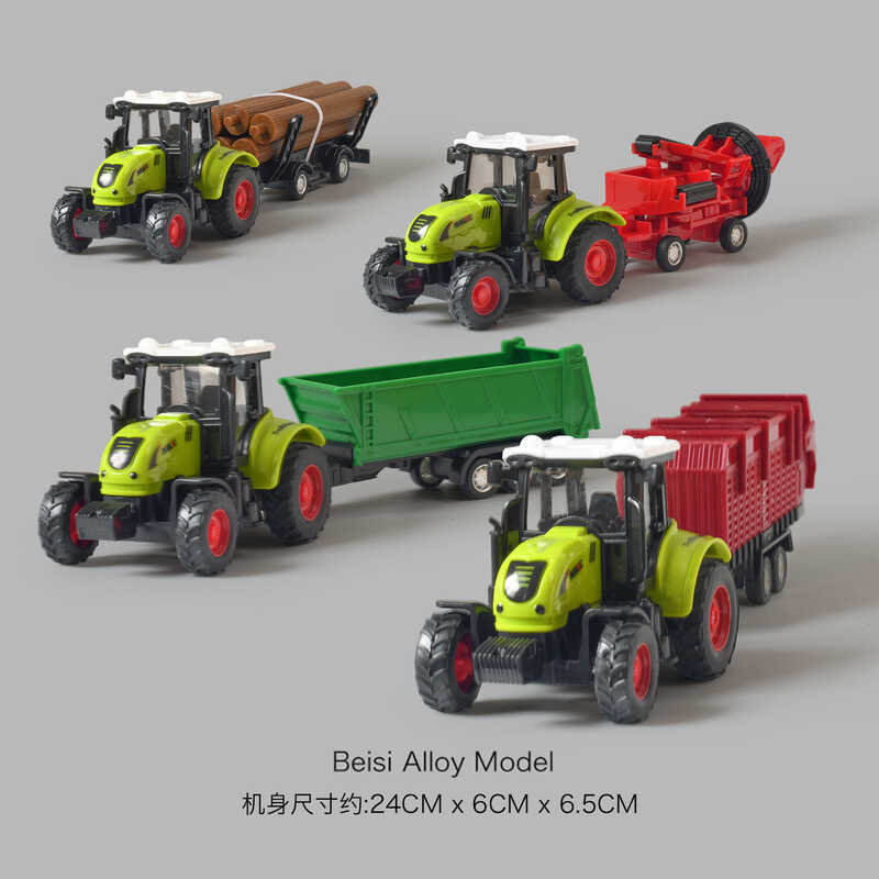 Nile Captain Childrens Farmer Toy Car Tractor Inertial Harvest Wheat Simulation Transporter Pastoral
