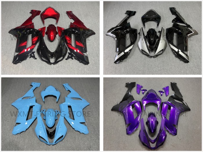 NEW ABS Motorcycle Injection mold Fairings Kit fit for Ninja ZX-6R 2007 2008 ZX6R zx 6r 636 2007 20