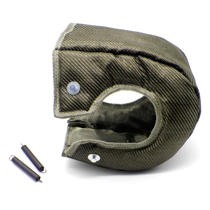 DEFT 1pcs Turbo Blanket Heat Shield Turbocharger Cover Wrap Fit For T4 GT37 GT40 GT42 GT45 GT47 Tur