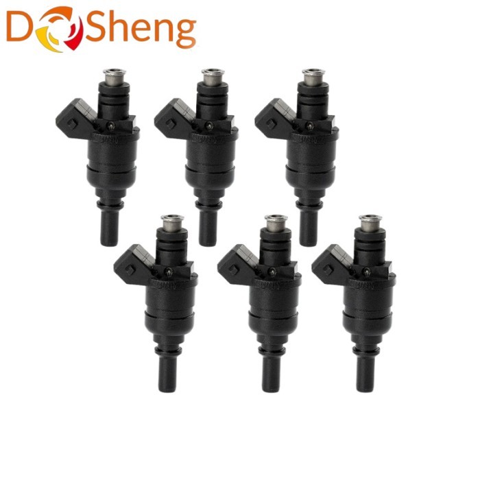6pcs Fuel Injector 1439800 for BMW 330 530 X3 X5 E36 E39 E46 E53 E60 E65 E66 E83 E85 3.0L A2C595140