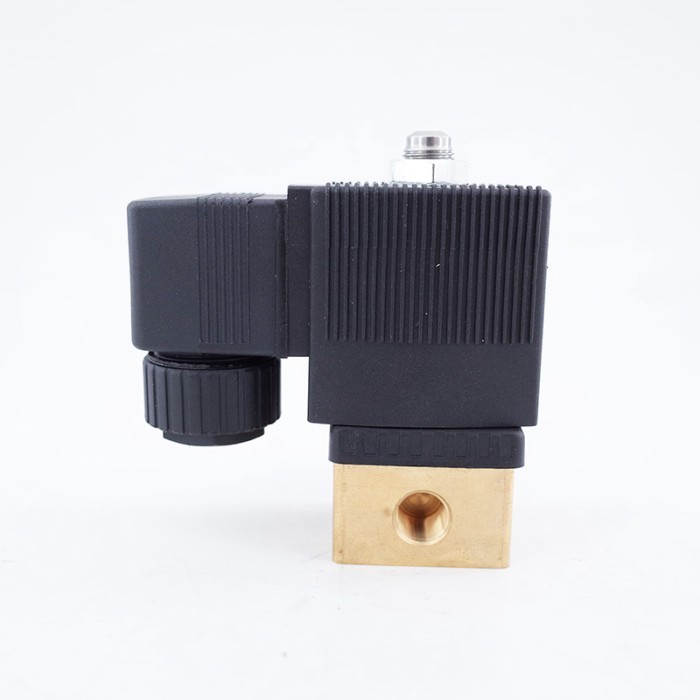 GOGO 0-16bar/10bar/8bar FKM 3 Way 2 Position Air Solenoid Valve 6014 1/8" 1/4" BSP 12V 24V DC Norma