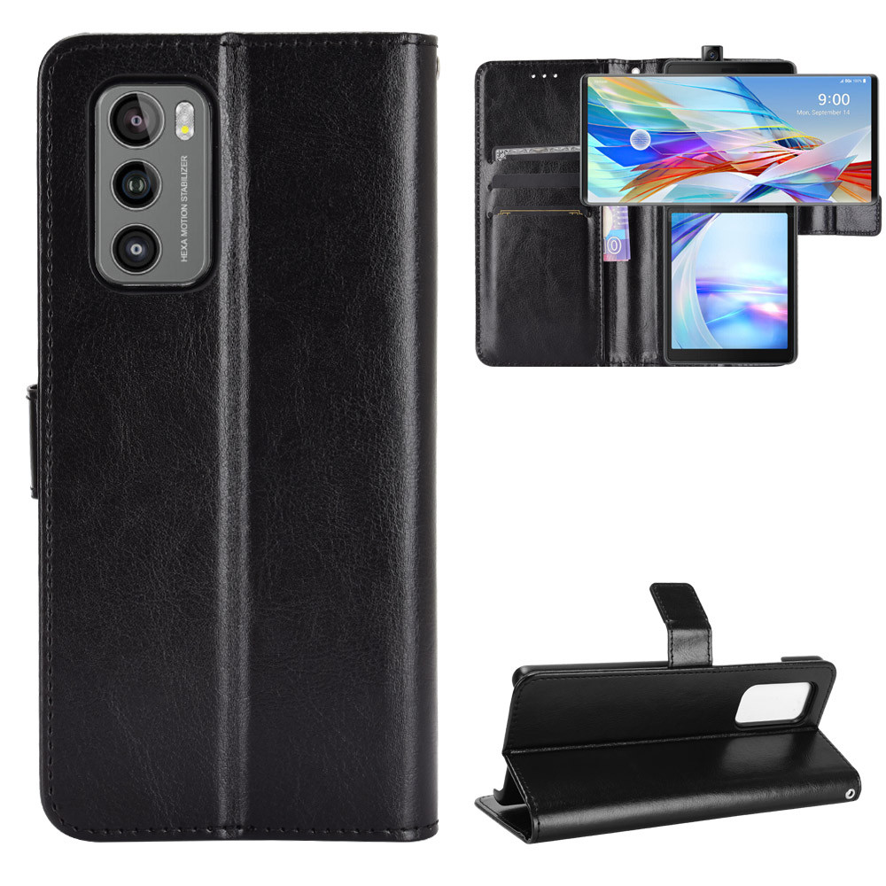 กระเป๋าสตางค์หนังสําหรับ LG กํามะหยี่ 2 Pro Wing 5G Aristo 5 Plus LG G8 G8S G8X Thinq ช่องใส่การ์ดฝา