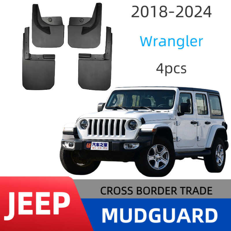 เหมาะสําหรับ 18-22 Wrangler Wrangler Mudguard 23 Jeep Wrangler JL Sahara รถ Mudguard หนังอุปกรณ์เสริ