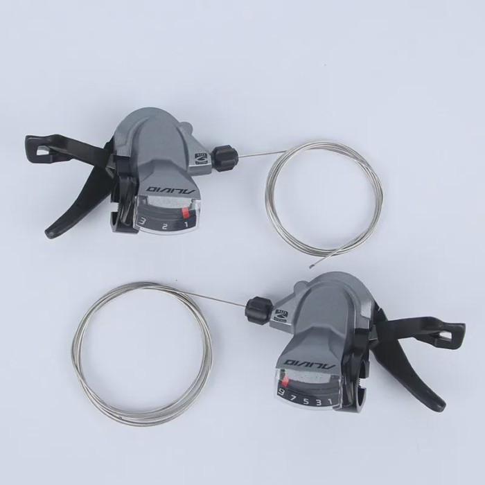 A LOVABLE M4000 จักรยานเสือภูเขา Shift Lever และด้านหลัง Derailleur Groupset 3/9-speed EIEIO Deraill