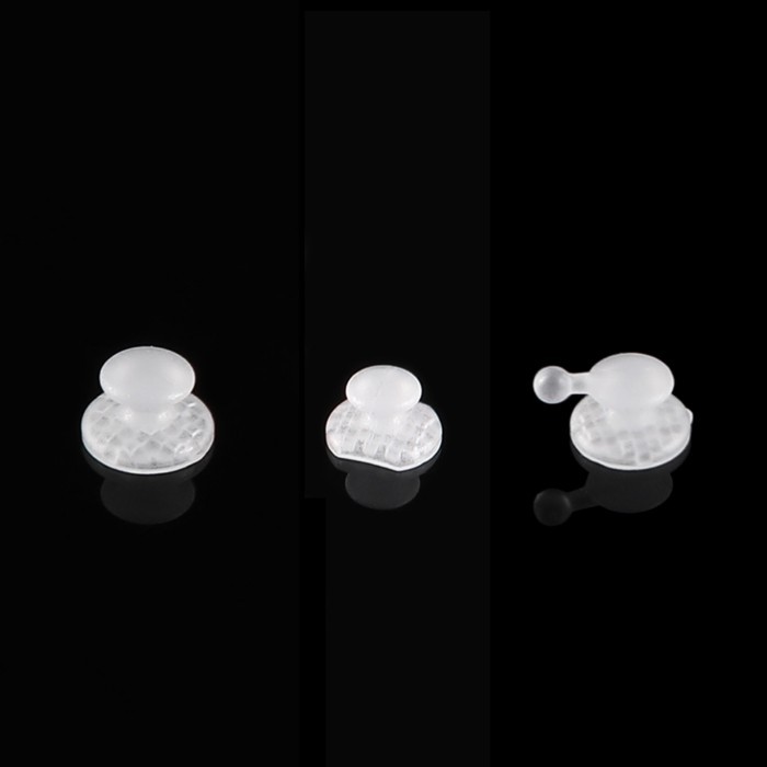 10pcs/pack Azdent Dental Orthodontic Composite Clear Ceramic Lingual Buttons