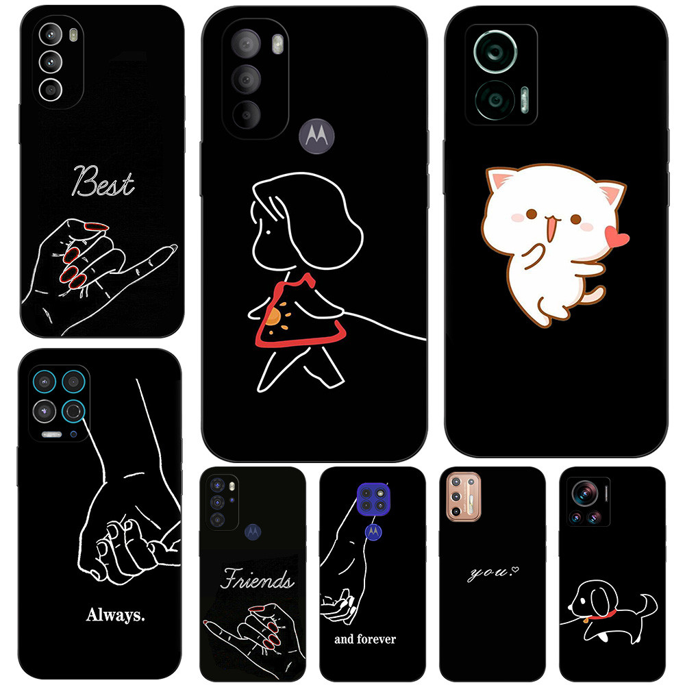 สําหรับ Motorola Moto G31 G71 5G G22 4G E32 ฝาครอบโทรศัพท์เสมอและ Forever Best Friends