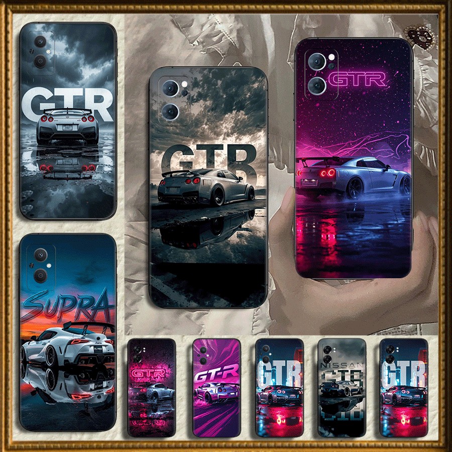 SUPRA Nissan GTR R35 สําหรับ OPPO A83 A1 A5 A9 A8 A31 A12 12S A12E A15 A15S ความเข้ากันได้TPUเคสโทรศ