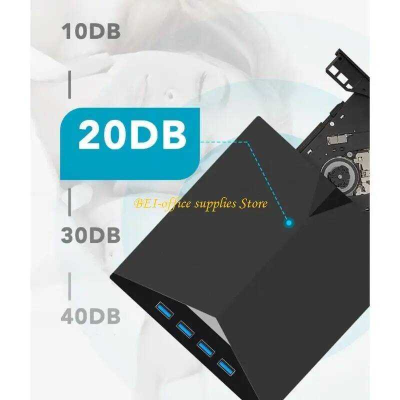 A9LC ออปติคัลไดรฟ์ภายนอก 4x USB DVD VCD Writer Recorder TF Card Player