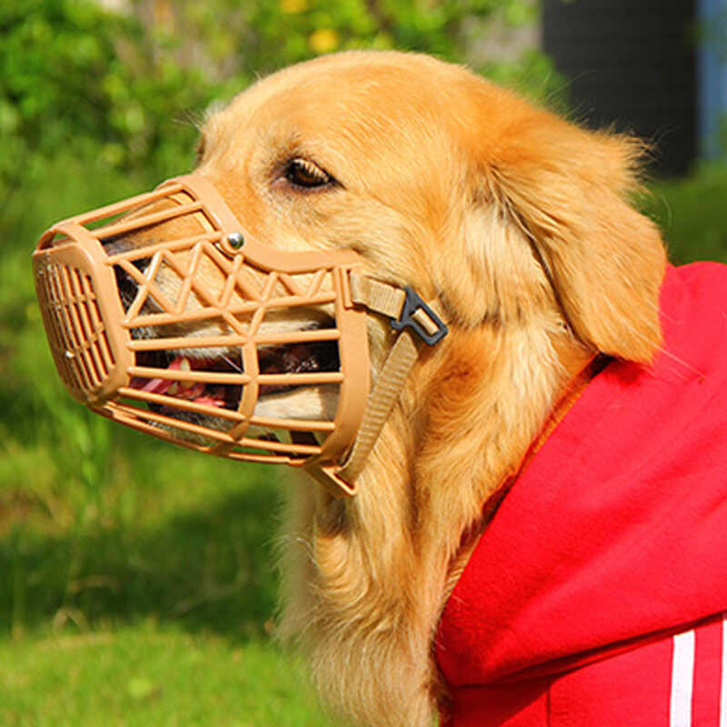 พลาสติกอ่อนสัตว์เลี้ยงสุนัข Muzzle Muzzle Muzzle Mask Dog Muzzle Anti-Bite Anti-Barking Anti-Picking