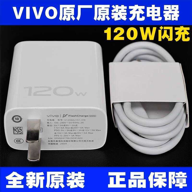 VIVO 120W Original Charger X1S X1SPro X1 X90 X90Pro Fold2 X90S X Fold3 Pro Y1T 6A Flash Charge Data 