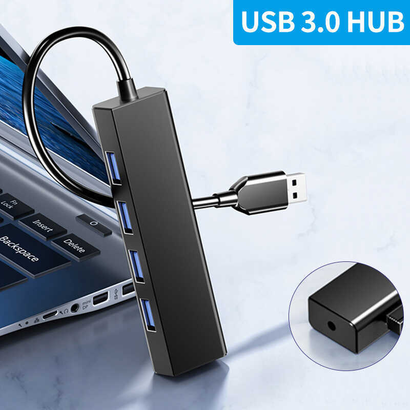 US B 3.0h ub Hub 4-Port Docking Station s 2 อุปกรณ์เสริมคอมพิวเตอร์ H Multi-Connection