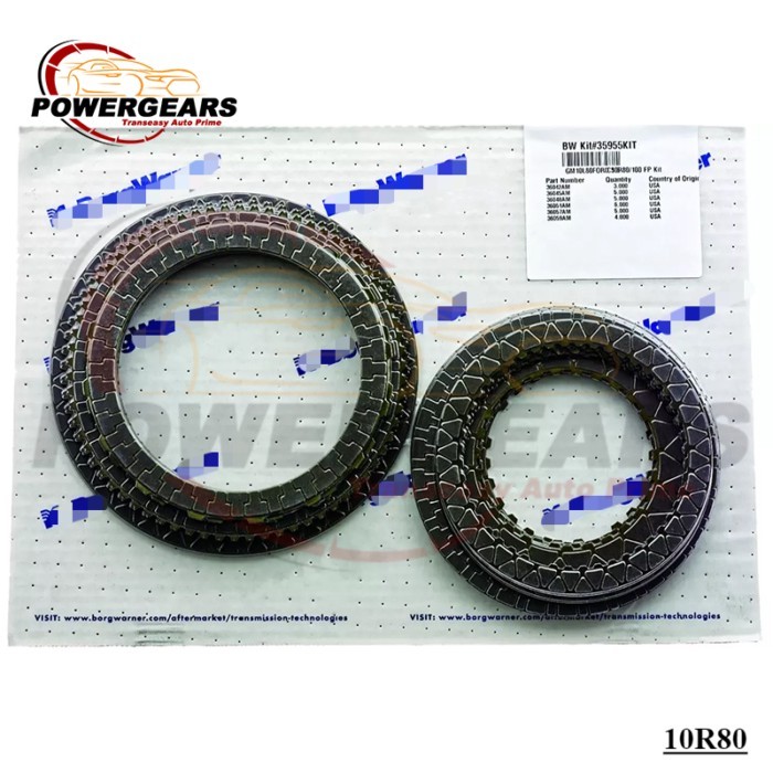10R80 BorgWarner Original Transmission Friction Kit Clutch Plate Suit For Ford F-150 10 SP RWD 10L8