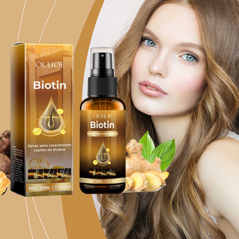 OUHOE Scalp Nourishing Mist Hair Moisturizing Hair Scalp Care Plant Extract Care Lotion