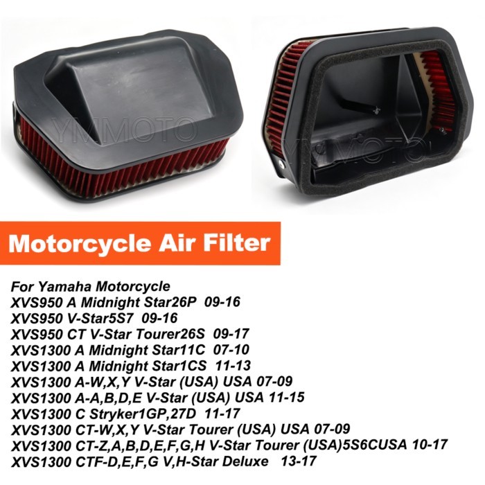 Air Filter For Yamaha SCR950 XV950 XV950R XVS950 XV 950 R XVS 1300 XVS1300 Motorcycle Engine Intake