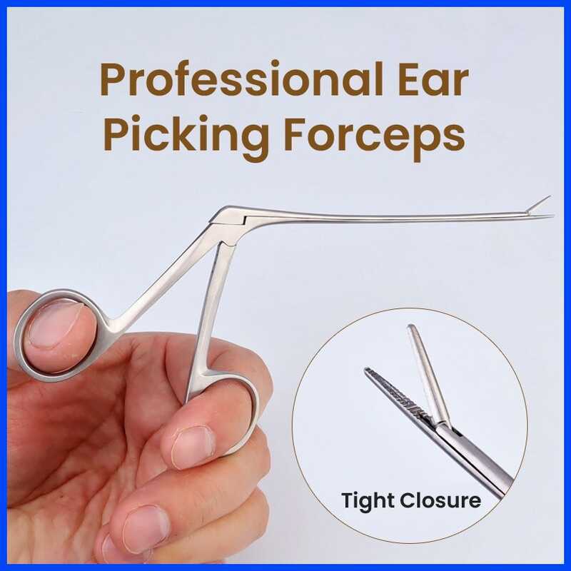 ❤ Pick Ear Endoscope Earwax Remover Hartman Micro Alligator Crocodile Nose Operational Forcep O
