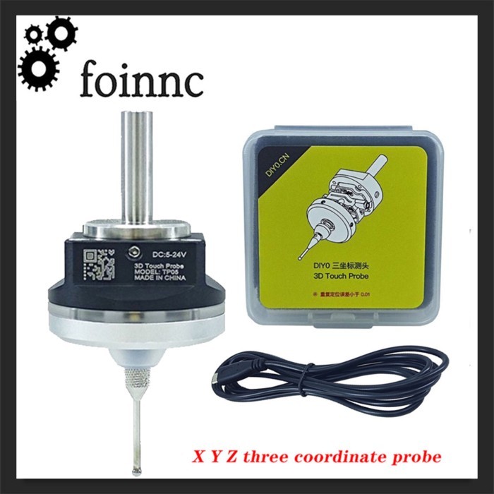 Customized Latest V6 Anti-roll 3d Touch Probe Edge Finder Centering Desktop Cnc Probe Compatible Wi