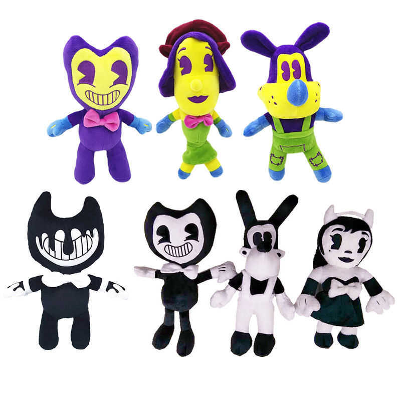cm Game Horror Bendy Boris Alice Angel Plush Doll Soft Stuffed Animals Toys for Kids Children Gifts