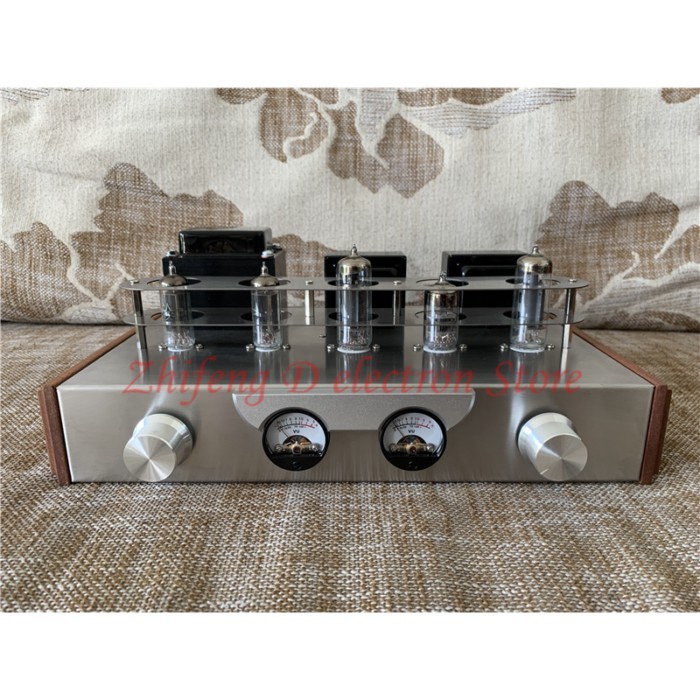 6p1 Vacuum Tube Amplifier DIY kit, 2 Channel Class A Power Amplifier 3.5w*2, VU Meter Bluetooth 5.0