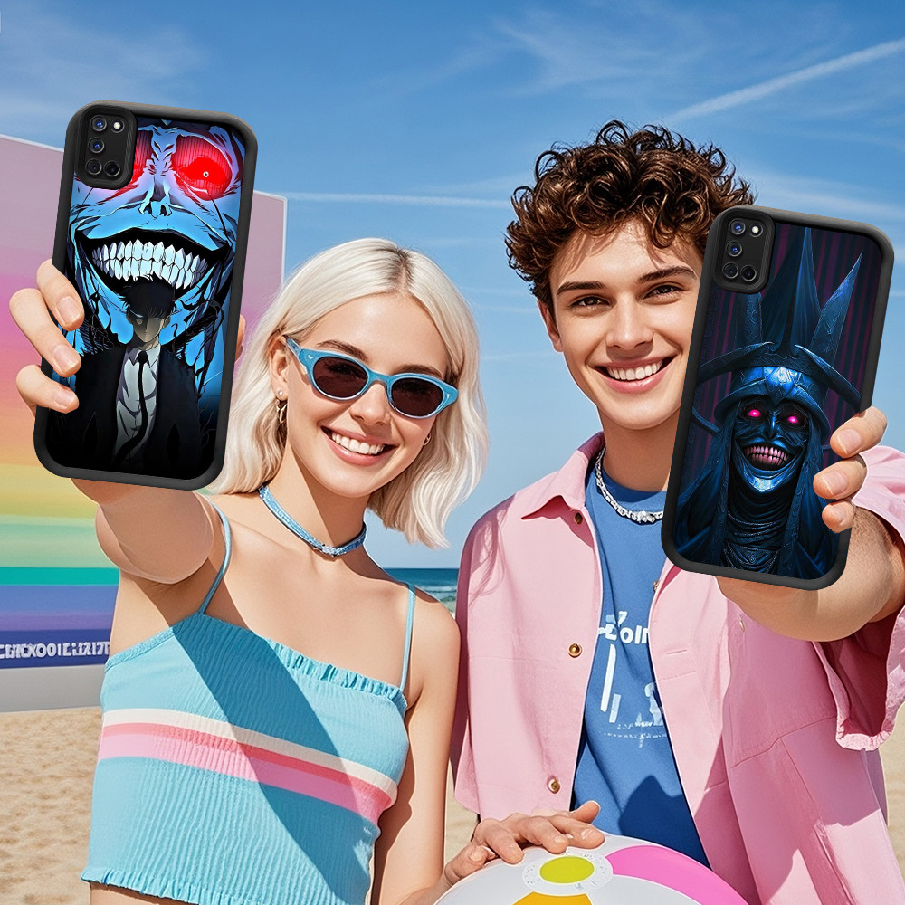 DE-28 S-Solo leveling เคสป้องกันสําหรับ OPPO A77 A94 A57s F19S A95 A77s A76 A96 A74 F25 Pro