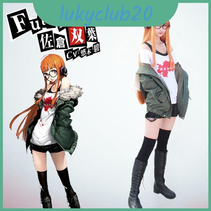 ชุดคอสเพลย์ตัวละคร Persona Sakura จากเกม AFK พร้อมเสื้อและสูท