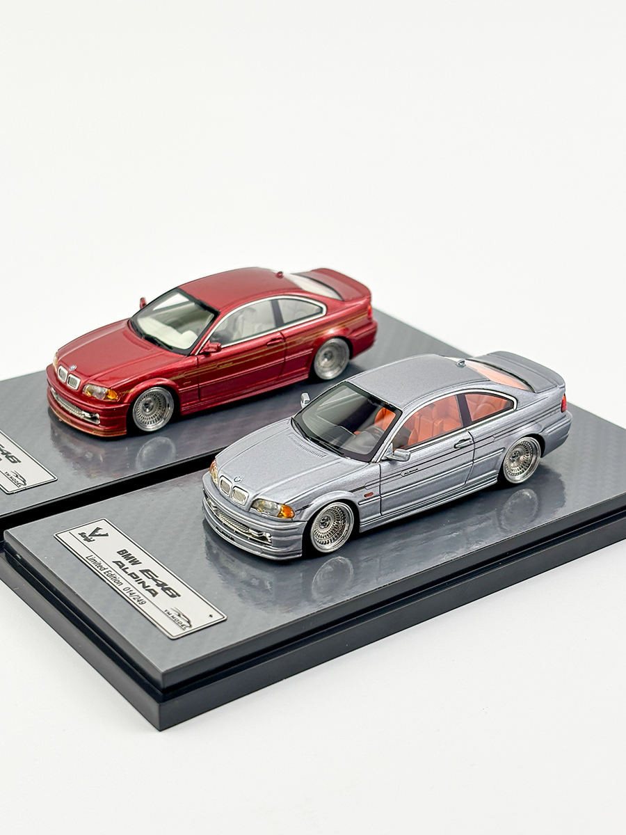 พร้อมสต็อก YM1: 64 BMW M3 MK4 E46 ดัดแปลง B3 Arbina รถเรซิ่นรุ่น Out of Print Car Model