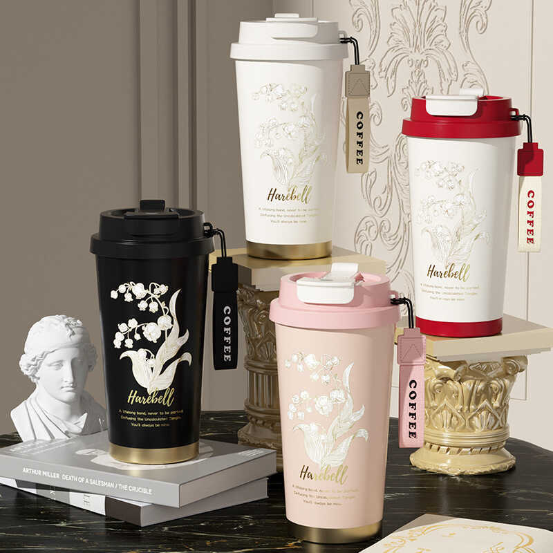 Noble Style Coffee Thermos Cup Liner 316 Stainless Steel Female Business Office Coffee Cup Student D