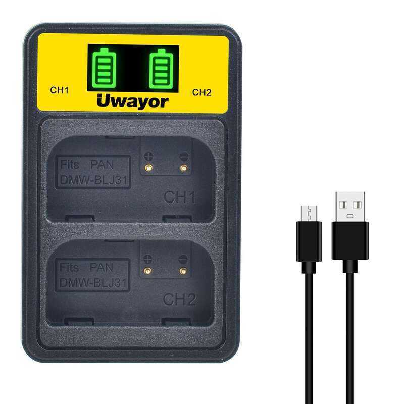 C Camera Battery Charger Dmw-Blj31 Compatible With Lumix Dc-S1, Dc-S1h, Dc-S1r Fcae2
