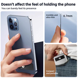Fonken Mini Folding Phone Back Sticker Bracket 360° ที่วางโทรศัพท์แบบหมุนได้ ขาตั้งแท็บเล็ตแบบบางพิเศษ