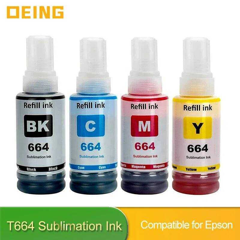 T6641 664 T664 ระเหิดสีพรีเมี่ยมจํานวนมากน้ําขวดเติมDGTสําหรับL1300 L132เครื่องพิมพ์