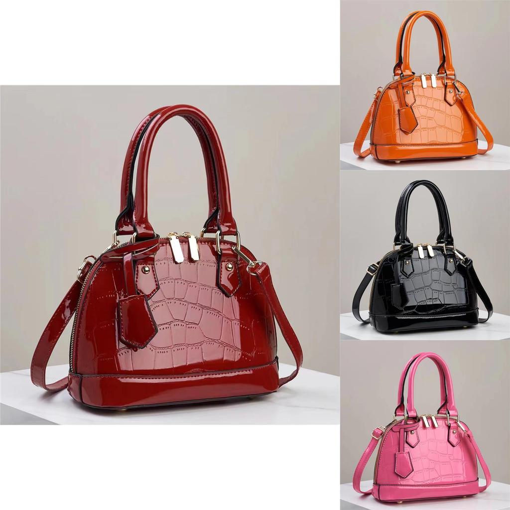 กระเป๋า Chic Pu Stone สำหรับผู้หญิง มีช่องใส่มือถือและเอกสาร