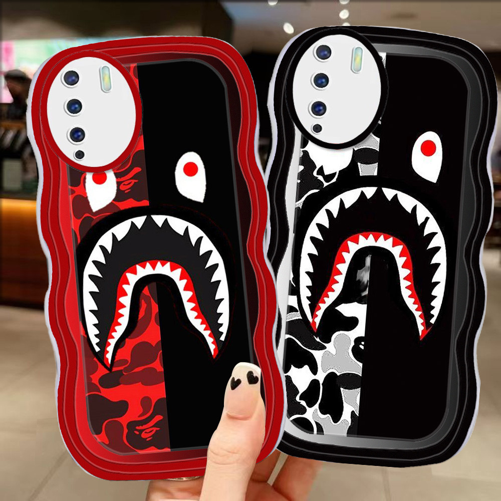 A-83 bape shark TPUปลอกสําหรับOPPO Reno 3 A31 A53 F15 A33 A91 2020 เคสใส