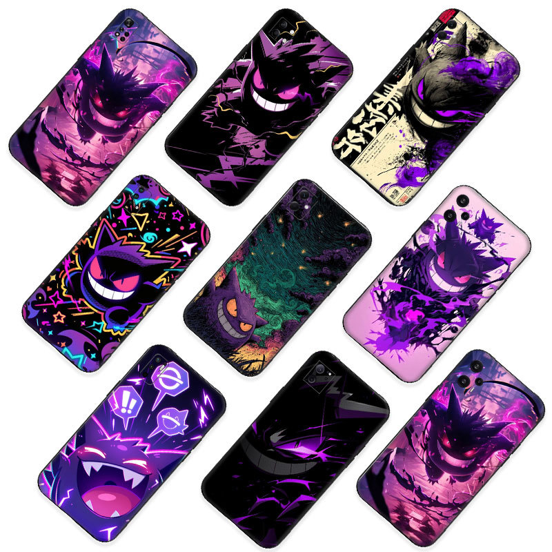 Pokémon Anime Gengar ^Q7 สําหรับ Redmi 10X 4G 10c 10 11A 12C 13C A1 A2 ความเข้ากันได้ TPU เคสโทรศัพท