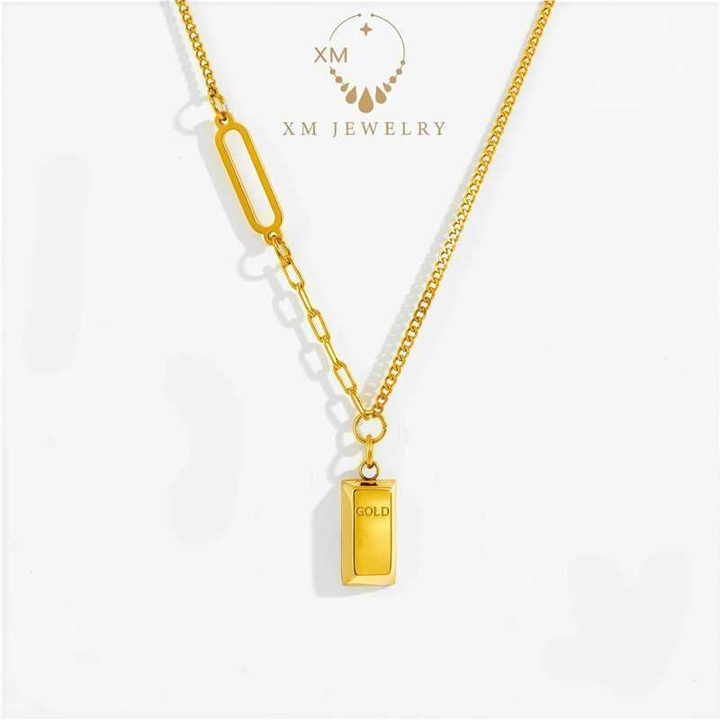 C46 XM JEWELRY สร้อยคอผู้หญิง สร้อยคอสแตนเลส แฟชั่นสวย ยินดีต้อนรับสู่ร้านของฉัน