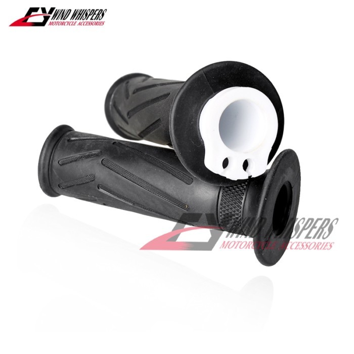 7/8"22mm Motorcycle Handlebar Grips Rubber For Yamaha XJR400 FZ400 FZ600 YZF R6 R1 XJ6 FZ6N FZ8N FZ
