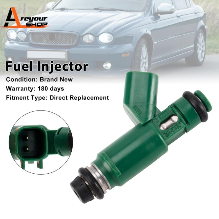 1PCS Fuel Injector 1X43-AB Fit for Jaguar X-Type 3.0L 2002-2008 V6 2.5L 1955004011