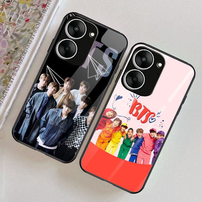 B-6 BTSs สําหรับ VIVO IQOO Y16 Y03t Y03 Y36 Y27S Y01 Y01A Y18 Z9X Y56 5G กระจกนิรภัย