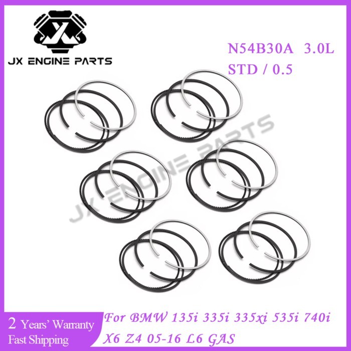 N54 N54B30 Engine STD 0.5 Piston Ring Set For BMW 3.0 135i 335i 335xi 535i 535xi 740i 740li X6 Z4 1