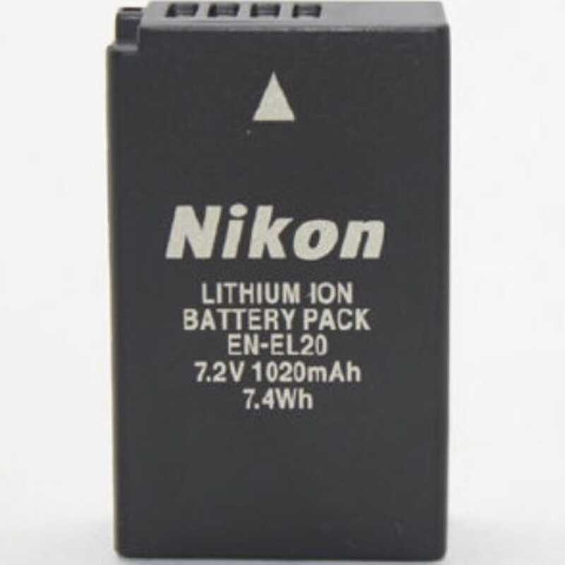 H (Cod) Nikon En-El20 New Battery Coolpixp1000 P50 A J1 J2 J3 S1 BMPCC Camera