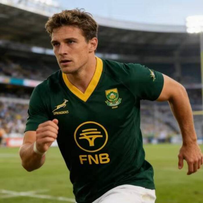South Africa Springboks สีเขียว Golden Rugby Jersey FNBs Sponsor Protea โลโก้ Breathable รักบี้เสื้อ