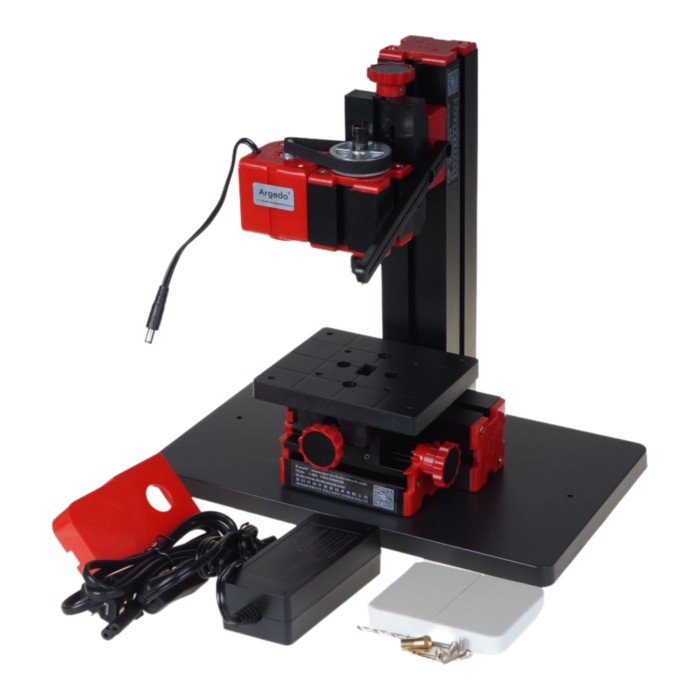 24W 12VDC Mini Drilling Machine Z20004 for Woodworking, Wood Board, Plywood, Soft Metal, Engineerin
