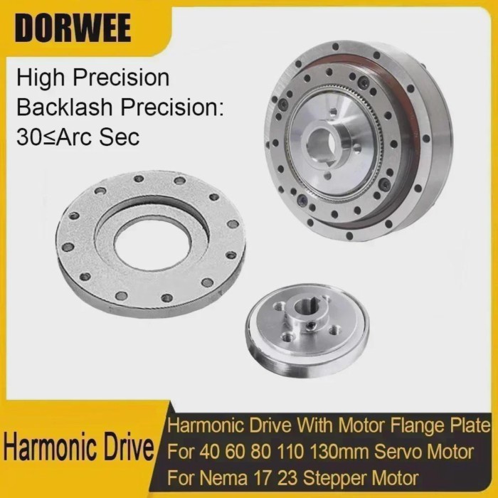 Harmonic Drive With Flange Plate Nema 17 23 Stepper 40 60 80 110 130mm Servo Motor Industrial Colla