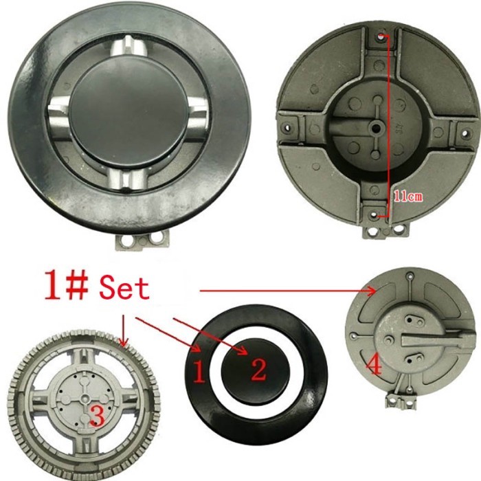 Gas stove  gas stove accessories embedded  gas stove fire cover set