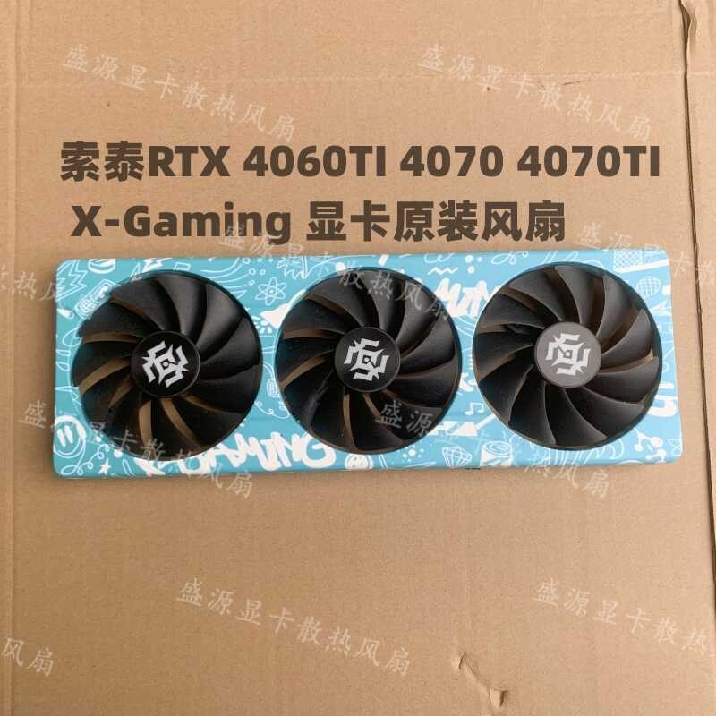 ZOTAC/ZOTAC RTX 4060TI 4070 4070TI X-gaming OC กราฟิกการ์ดพัดลมเดิม