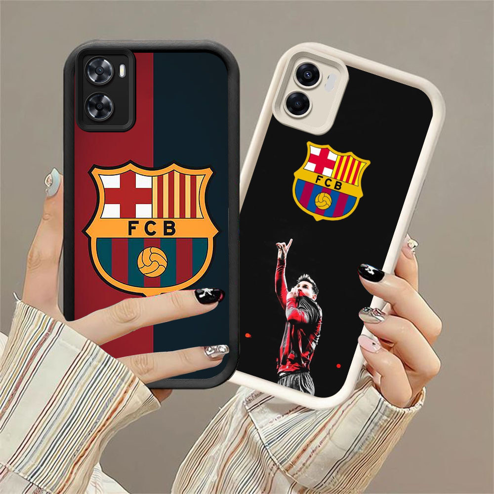 CK-42 Barcelona Football Club เคสกันกระแทกสําหรับ OPPO A57 A36 A57e A57s A96 A77s A77 A76 Realme 9i 
