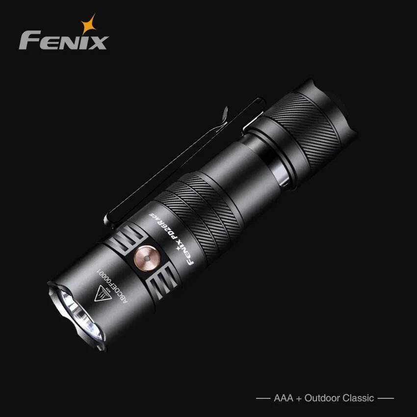 Fenix PD26R ACE 1300-Lumen ไฟฉายแบบพกพาที่สว่างเป็นพิเศษสําหรับตั้งแคมป์กลางแจ้งและใช้ในบ้าน